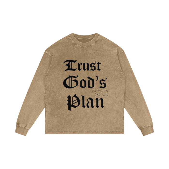 Trust Gods Plan LS tee