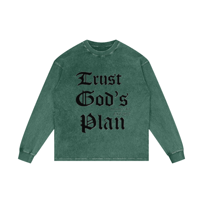 Trust Gods Plan LS tee